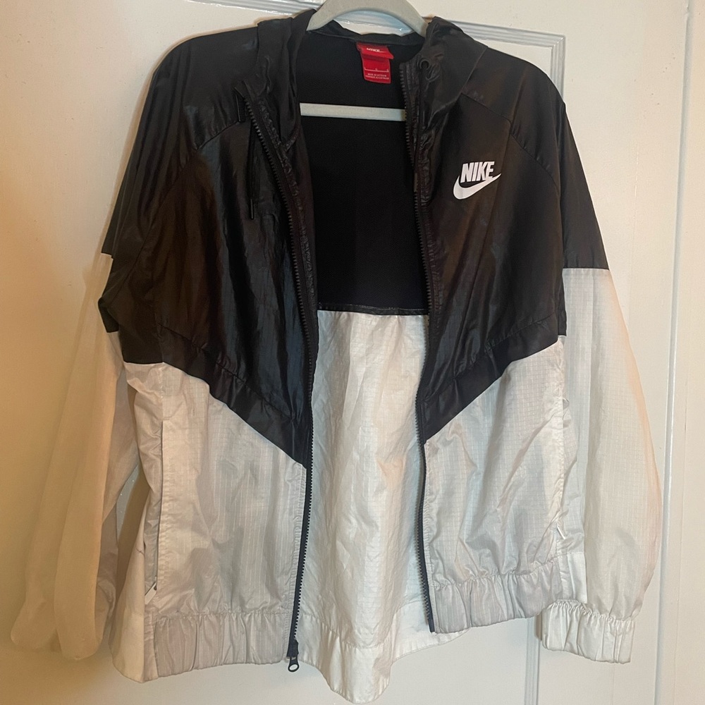 Black and White Nike Jacket